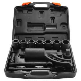 Torque Multiplier, 1 Inch Drive Lug Nut Wrench/Multiplier Heavy Duty Torque Multiplier Wrench Set, 1:58 4800N.m Lug Nut Remover