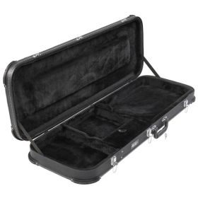 [Replace 13198066] Electric Guitar Square Hard Case with Protective Sleeve Fits ST TL Burning fire 170 Style Electric Guitar Blac