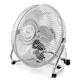 Impress All-Metal 9" High Velocity Floor Fan (Option: Silver)