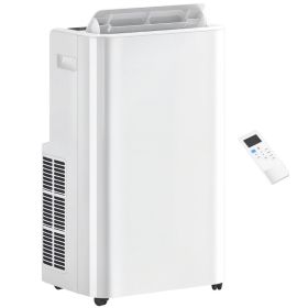 12000 BTU Portable Air Conditioner with Remote Control, Free Standing AC Unit with Built-in Cool, Dehumidifier, Fan Modes for Room Up to 550 Sq. (Option: White-462x505x875 mm)